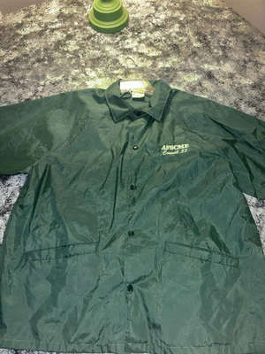 AFSCME 35 Buffalo VIP Jacket Men's XLGreen Union Line USA Made Snap True Vintage - Image 1 of 4