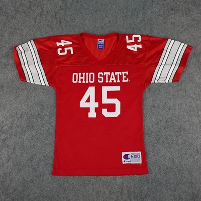 Vintage Ohio State Buckeyes Football Jersey Youth Medium 10-12 Archie Griffin 45 - Image 1 of 4