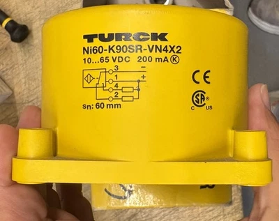 Turck Ni60-K90SR-VN4X2 Long Range Proximity Sensor - NIB - Image 1 of 4