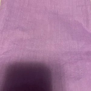 Deep Lavender Cotton Fabric 37” Wide By 2 Yard+ - Picture 1 of 1