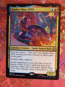 Spider-Man 2099 Marvel's Spiderman Magic The Gathering MTG rare card - Picture 1 of 1