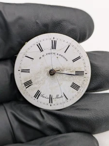 Movimiento Reloj H.E Peck London Rueda de Equilibrio Rota Llave Herida Para Piezas 34mm - Imagen 1 de 14