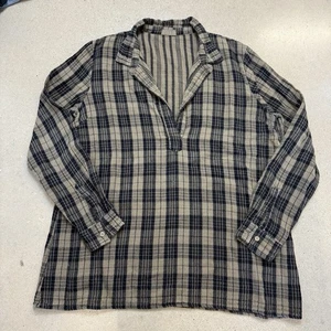 CP Shades - Teton Tunika, doppelt Baumwolle kariert - Flanell braun schwarz - Bild 1 von 6