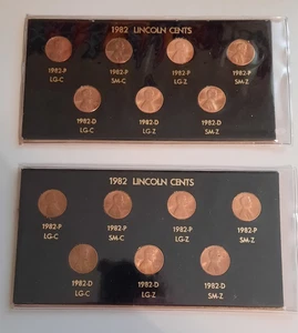 (2) 1982 Lincoln Cent 7 Coin sets - Picture 1 of 2