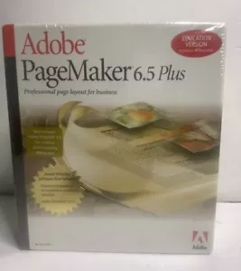Adobe PageMaker 6.5 Education Version for Windows NEW SEALED - Picture 1 of 4