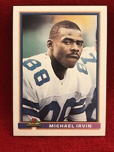 Michael Irvin WR 1991 Bowman - #120 Dallas Cowboys