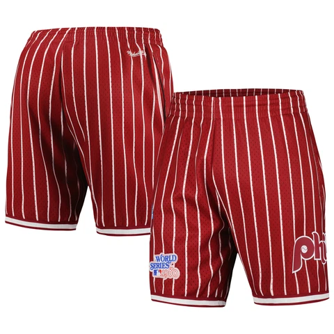 Men's Mitchell & Ness Burgundy Philadelphia Phillies Cooperstown Collection 1980 Cover