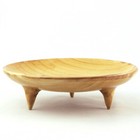 COUPELLE TRIPODE Céramique GRANDJEAN JOURDAN VALLAURIS Faux Bois, capron/blin...