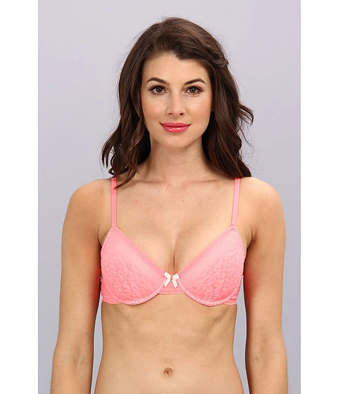 BETSEY JOHNSON WILD ABOUT YOU UNDERWIRE BRA PINK #724751 SIZE 32 C NEW! $38 - Image 1 of 4