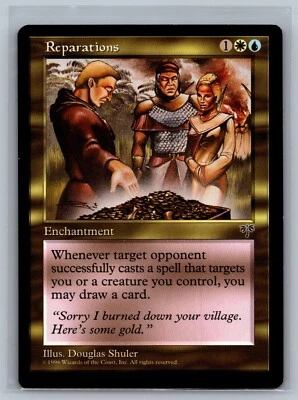 Magic The Gathering Mirage Reparations MTG TCG CCG - Image 1 of 2