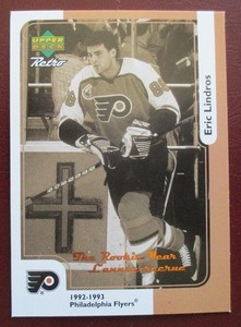 ERIC LINDROS 1999-2000 UPPER DECK McDonald's Retro HOCKEY CARD #McD-2R