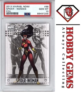 SPIDER-WOMAN PSA 10 2013 Upper Deck Marvel NOW! Foil #88 - Picture 1 of 2