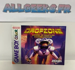 Notice Nintendo Game Boy Color Dropzone ( DMG-AD4P-FAH ) - Photo 1/3