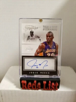 2013-14 Panini Signatures Dynamic Ink Auto #6 Jodie Meeks 172/199 LA Lakers - Image 1 of 4