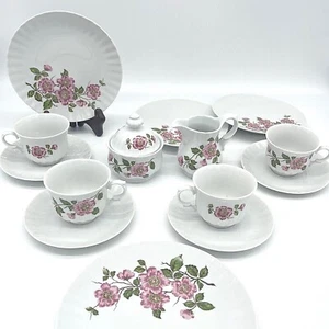 Set da tè vintage Retsch & Co Wunsiedel Bavaria 15 pezzi porcellana - Foto 1 di 12