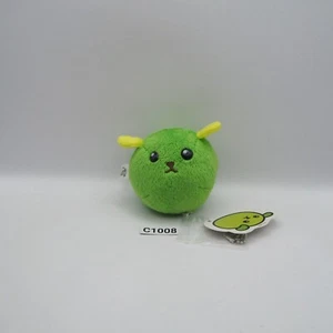 Mameshiba Shiba C1008 Dentsu Guisante Verde edamame 3" Etiqueta Peluche Taito Juguete Muñeca Japón - Imagen 1 de 8