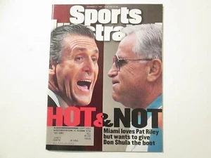 1995 Sports Illustrated Hot & Not Pat Riley/Don Shula auf Cover - Bild 1 von 1