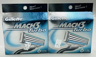 gillette mach3 turbo insgesamt 12 Kartuschen zerkratzt Verpackung - Bild 1 von 3