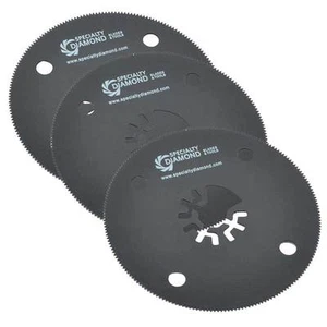 80mm HSS Circular Multi-Tool Saw 3 Blade Fits Fein Multimaster, Dremel, Bosch - Picture 1 of 1