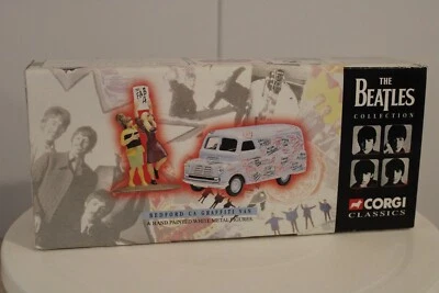 Corgi Classics 1997 #05606 The Beatles Collection Bedford CA Graffiti Van + Fig - Image 1 of 4