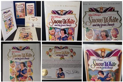 Walt Disney's Masterpiece SNOW WHITE Exclusive Deluxe Video Edition Box Set - Image 1 of 4