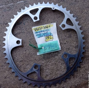 SHIMANO BIOPACE CHAINRING 52 T. NARROW CHAIN STEEL INGRANAGGIO VINTAGE - Picture 1 of 2