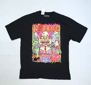 Ice Nine Kills Hot Topic Clown It Is the End Route IX Black Light Graphic Tee XL - Picture 1 of 6