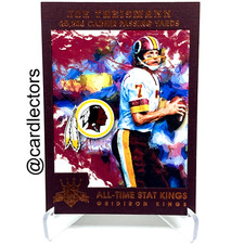 2015 Panini Gridiron Kings JOE THEISMANN Framed All-Time Stat Kings 184 REDSKINS