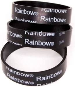 3 cinghie in gomma per aspirapolvere originali OEM per tutti i modelli di nastro piatto pulitore arcobaleno - Foto 1 di 2
