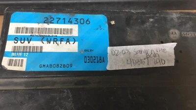 22714306 Saturn Vue bcm body control module 2002-2003 - Image 1 of 3