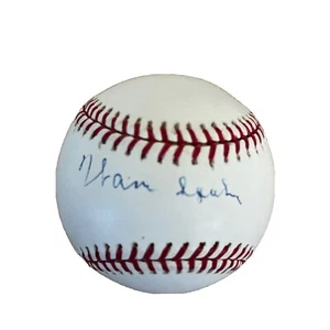 Warren Spahn HOF Braves Signed Autograph Charles Feeney NL Baseball - Picture 1 of 8