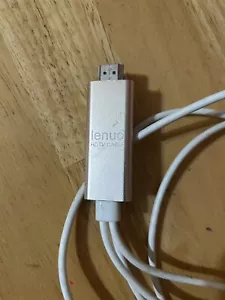 HDMI Mirroring Cable Phone to AV TV HDTV Adapter For iPhone 14 13 12 11 X XR 8 7 - Picture 1 of 5