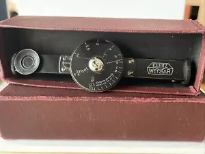 #30053-Leica FONOR BLACK Wheel Entfernungsmesser, Rangefinder +3/4 FEET - Bild 1 von 7