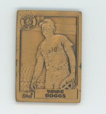 1987 Topps Gallery of Champions Bronze Wade Boggs #150 Immortals Mini 