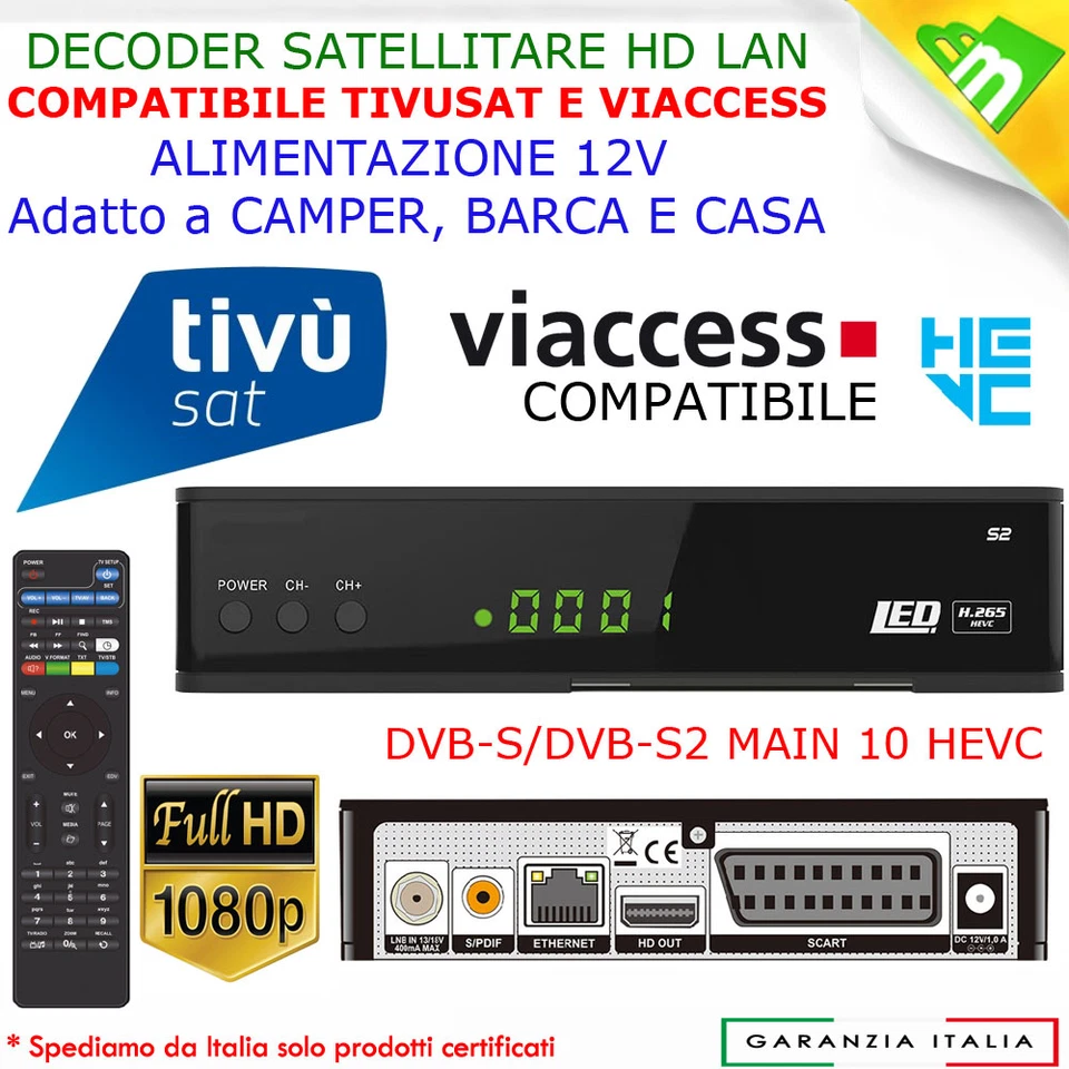 Amiko Mira Full HD Decoder Satellitare - Nero