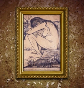 LARGE POSTER Vincent Van Gogh - Sorrow - Wall Art Print 36x24 - Bild 1 von 3