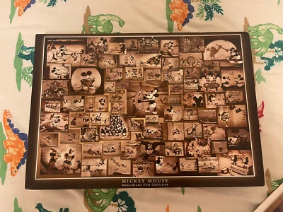 Rompecabezas Tenyo Mickey Mouse Monocromo Colección de Películas 1000 Piezas Foto 1 de 4