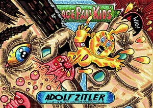 GPK SKETCH ART 8 x 12 INCH, HAND DRAWN, INKS, ADOLF ZITLER - Picture 1 of 1
