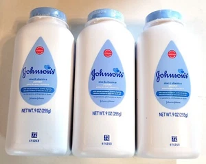 JOHNSON'S Aloe & Vitamin E Powder With Natural Cornstarch 9 oz Absorb Moisture - Picture 1 of 3