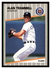 1989 Fleer #148 ALAN TRAMMELL Detroit Tigers