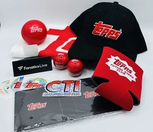 2023 NSCC NATIONAL CONVENTION TOPPS FANATICS SWAG BAG OF STUFF HAT & CARD STAND - Picture 1 of 3