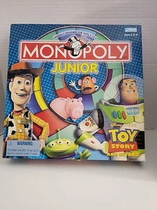 Toy Story And Beyond Disney Pixar Monopoly Junior Board Game - Picture 1 of 4
