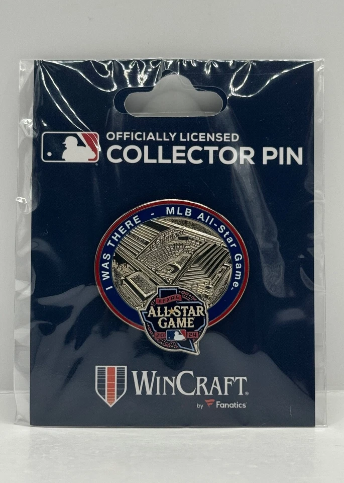 "I WAS THERE" - 2024 MLB All Star Game Officially Licensed Collector Pin Rangers - Image 1 of 1