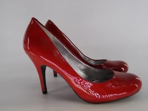 Jessica Simpson Red Patent Leather Pumps Heels Shoes Women's 9 B - Picture 1 of 9