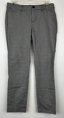 Lauren Ralph 裤子女式 2 P Petite Houndstooth 修身直筒学院风长裤 — 第 1/4 张图片