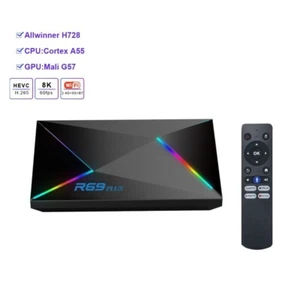R69PLUS whole Chi H7285G gigabit foreign trade set-top box 8K Android 14W 2G+16G - Picture 1 of 14