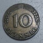 BRD, 10 Pfennig, 1949 J, Bank Deutscher Länder Original Münze, keine Nachprägung