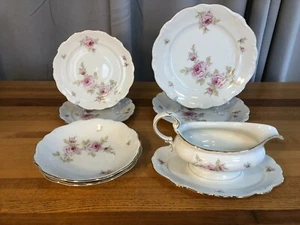 Platos, cuencos, bote de salsa Johann Haviland Michelene China. Todo se vende por separado - Imagen 1 de 32