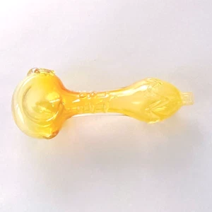 Unique 4.5-inch USA MADE herb tobacco smoking inside out spoon glass pipe - Picture 1 of 4