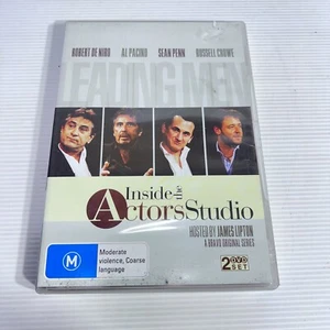 Inside the Actors Studio: Leading Men DVD Pacino De Niro Crowe Penn 2-Disc set - Picture 1 of 4